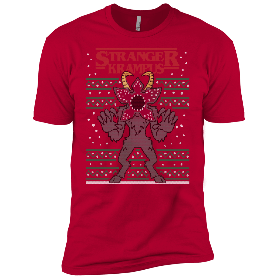 T-Shirts Red / YXS Stranger Krampus Boys Premium T-Shirt