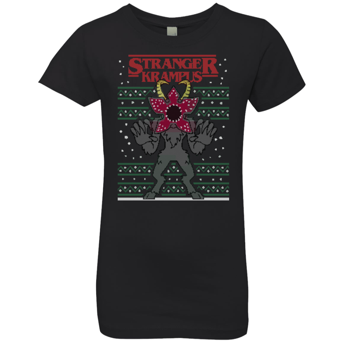 T-Shirts Black / YXS Stranger Krampus Girls Premium T-Shirt