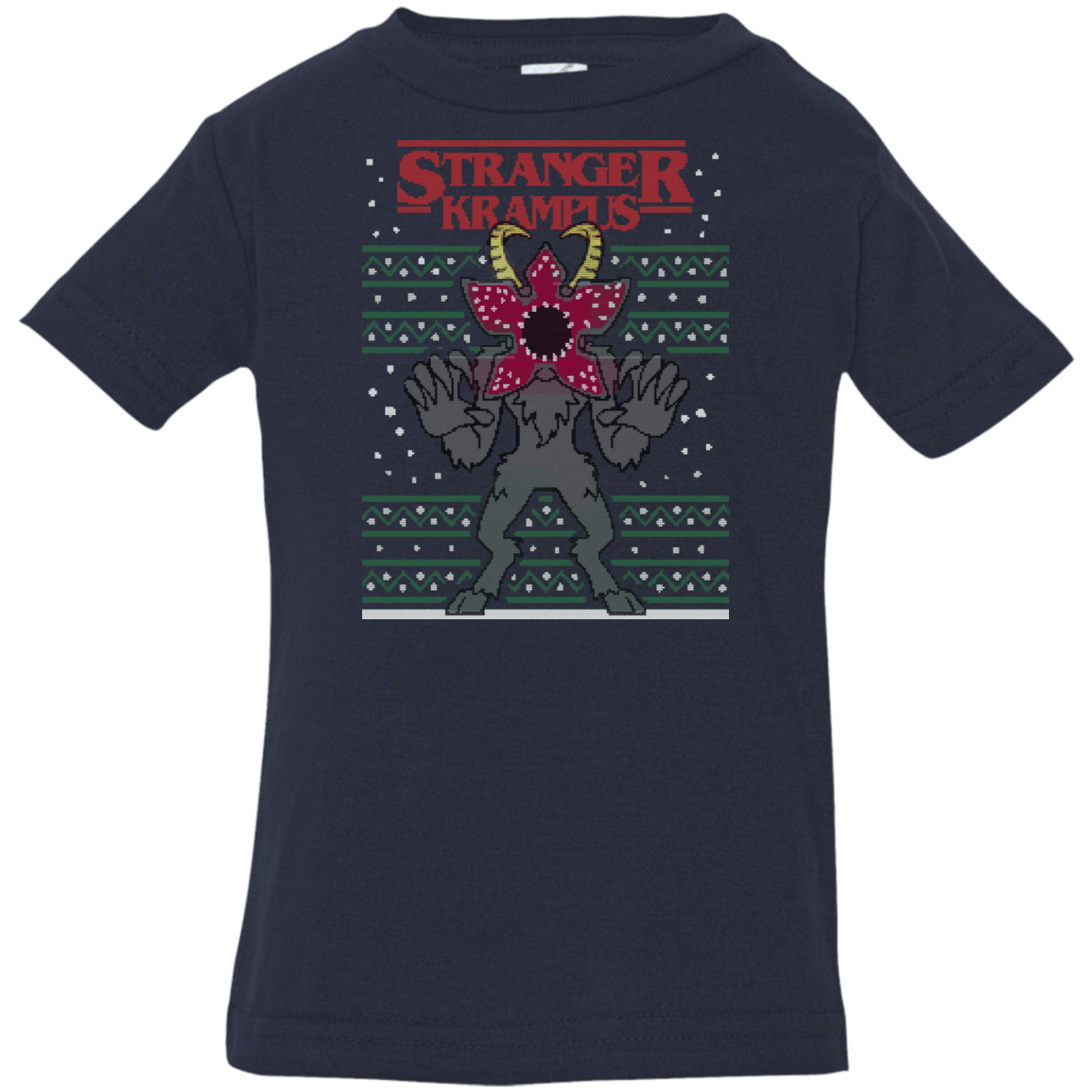 T-Shirts Navy / 6 Months Stranger Krampus Infant Premium T-Shirt