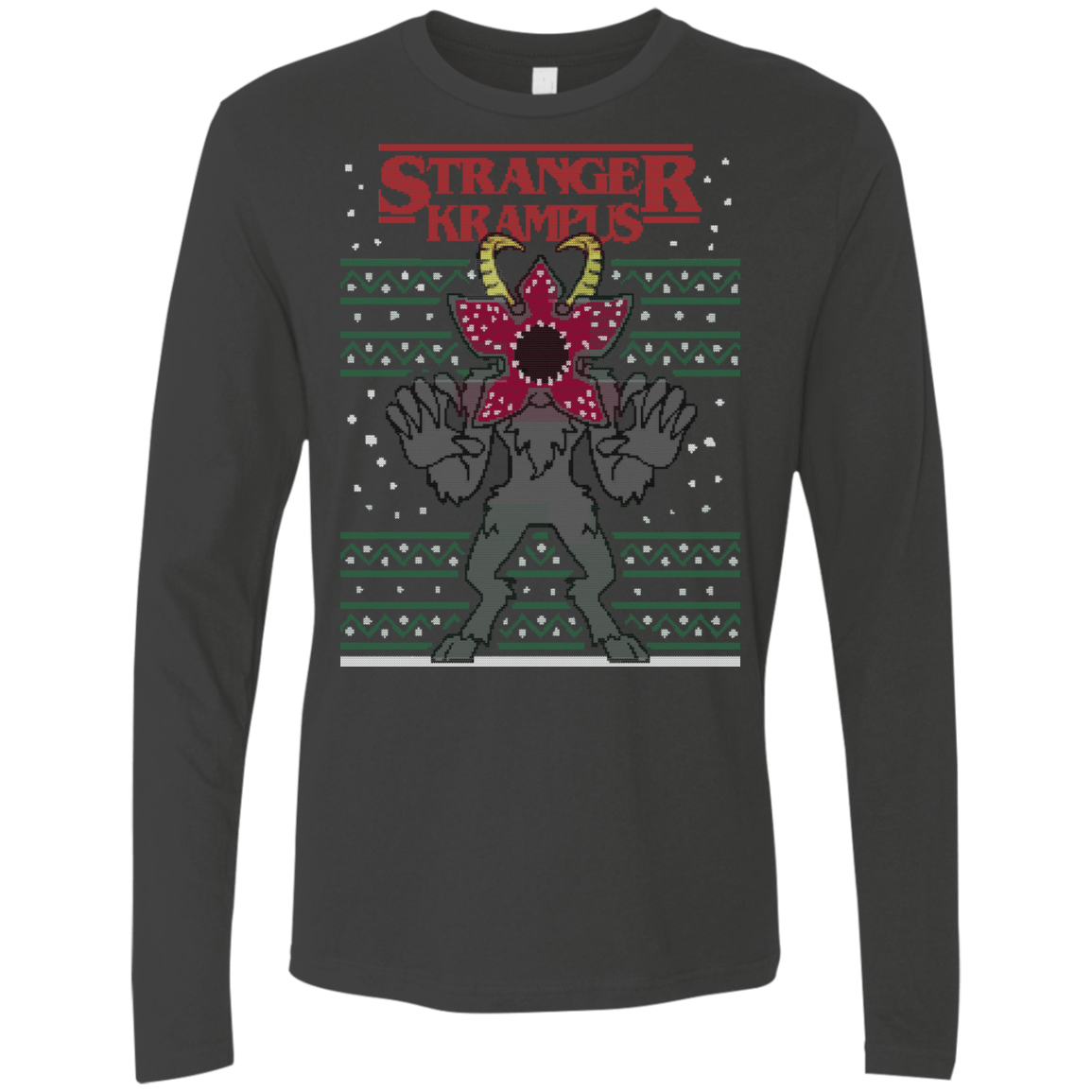 T-Shirts Heavy Metal / Small Stranger Krampus Men's Premium Long Sleeve