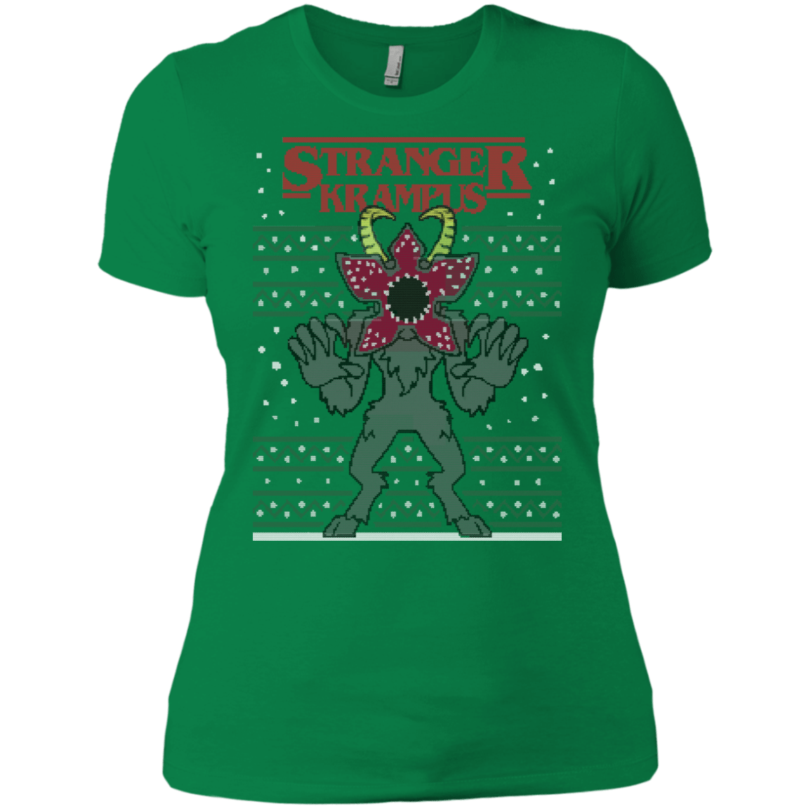 T-Shirts Kelly Green / X-Small Stranger Krampus Women's Premium T-Shirt