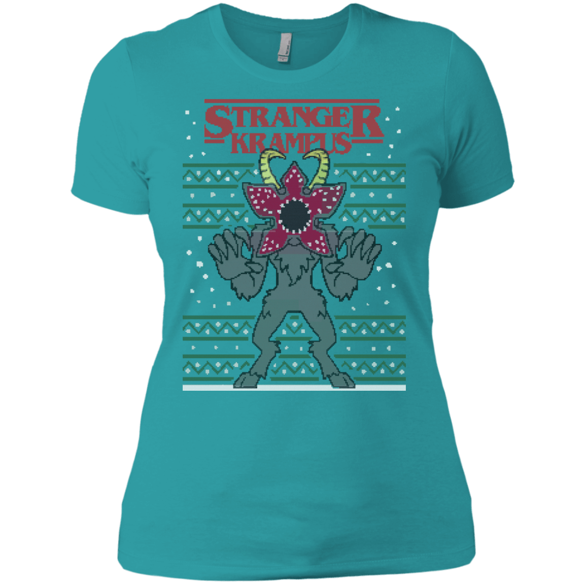 T-Shirts Tahiti Blue / X-Small Stranger Krampus Women's Premium T-Shirt