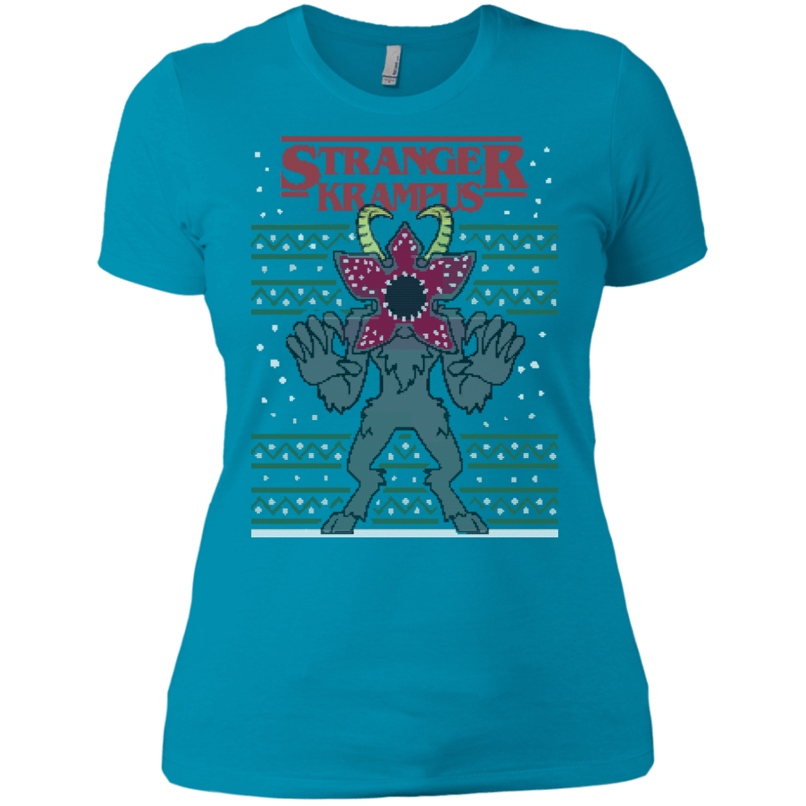 T-Shirts Turquoise / X-Small Stranger Krampus Women's Premium T-Shirt