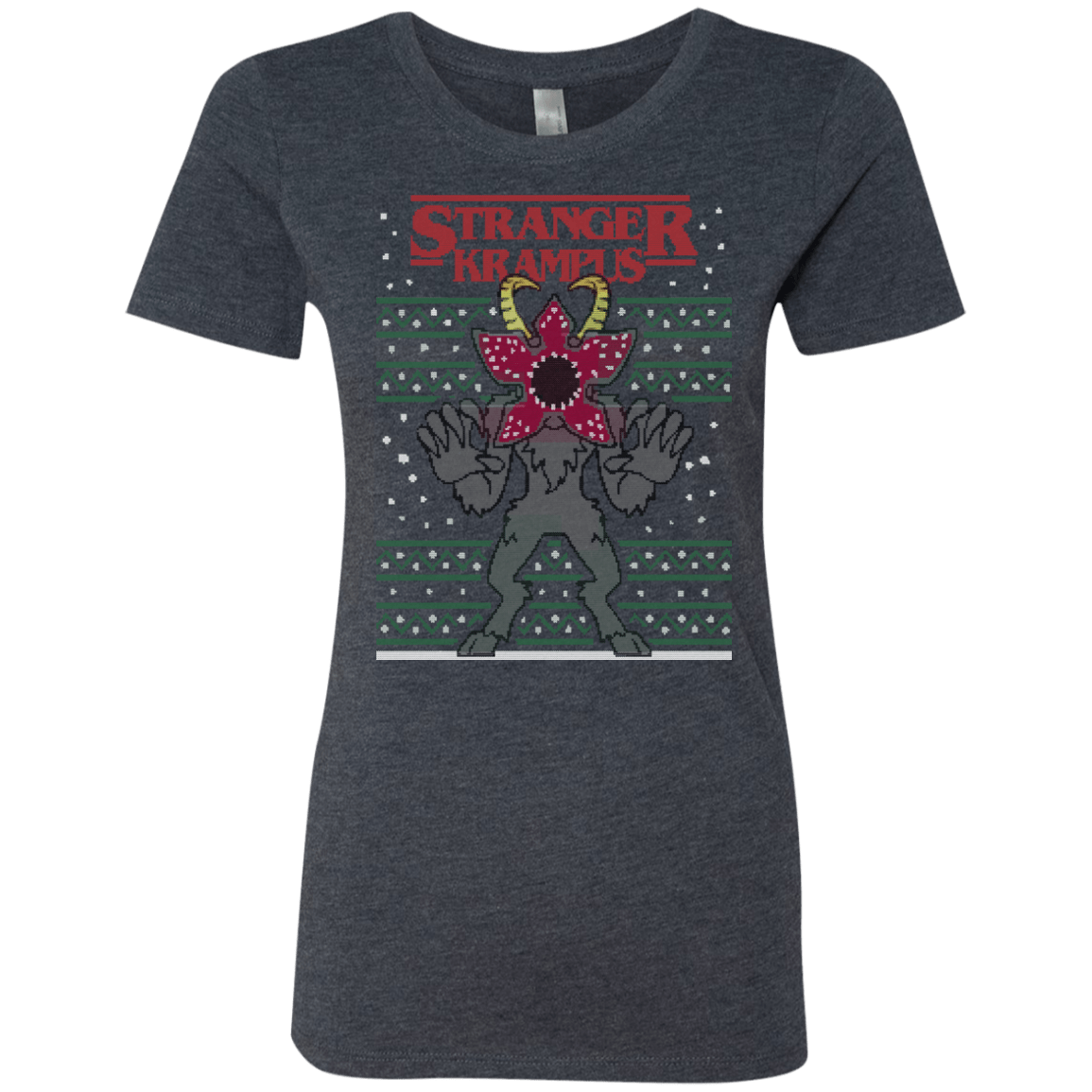 T-Shirts Vintage Navy / Small Stranger Krampus Women's Triblend T-Shirt
