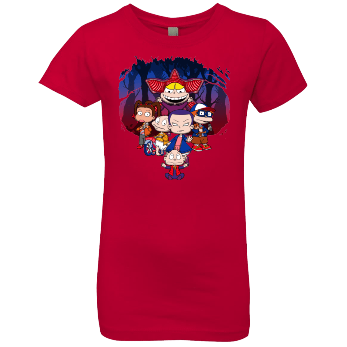 T-Shirts Red / YXS Stranger Rugs Girls Premium T-Shirt