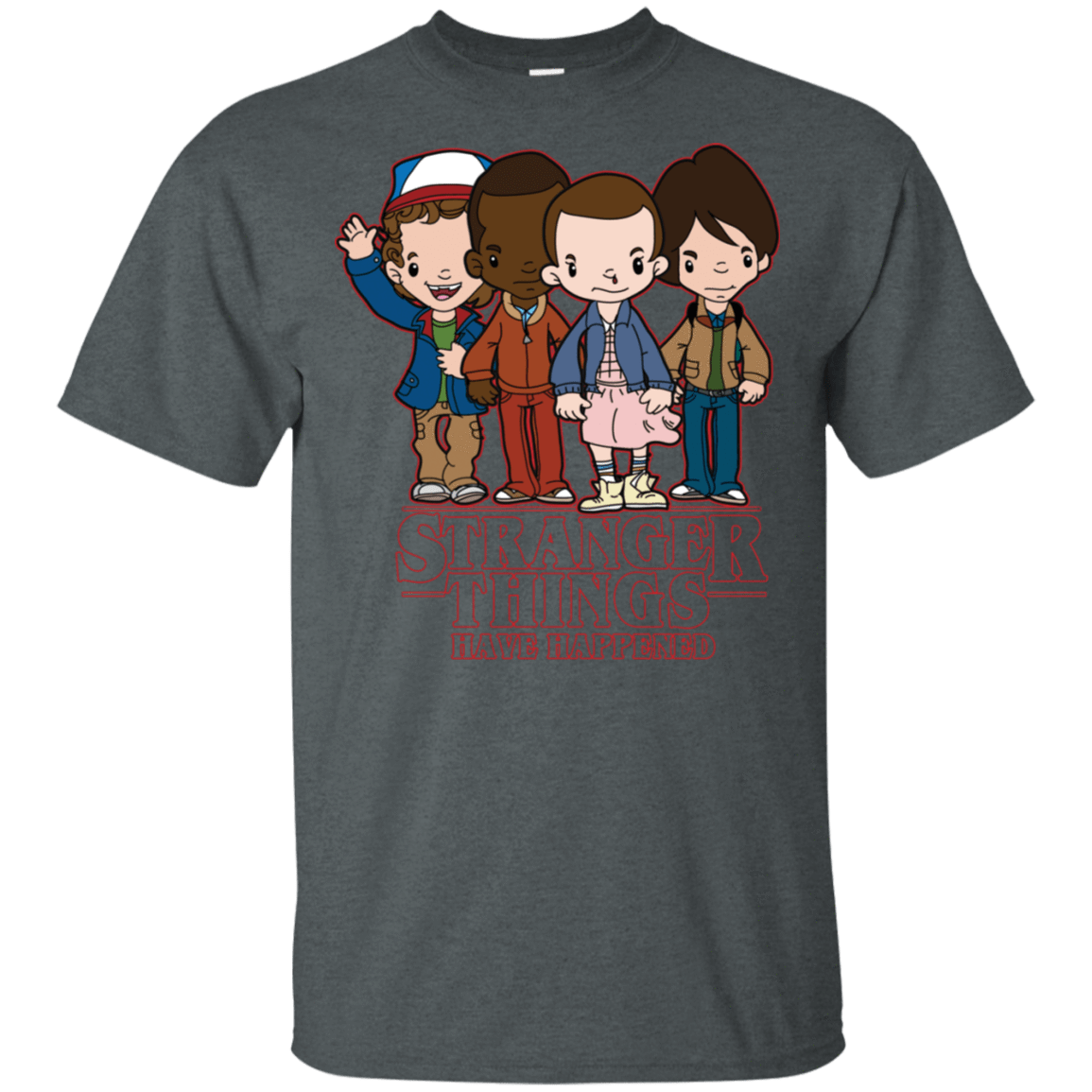 T-Shirts Dark Heather / S Stranger Things Have Happened T-Shirt