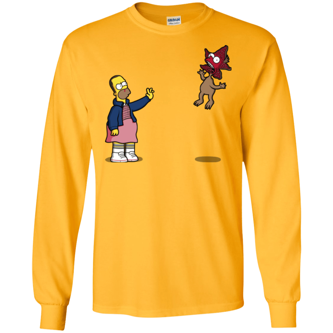 T-Shirts Gold / S Strangling Things Men's Long Sleeve T-Shirt