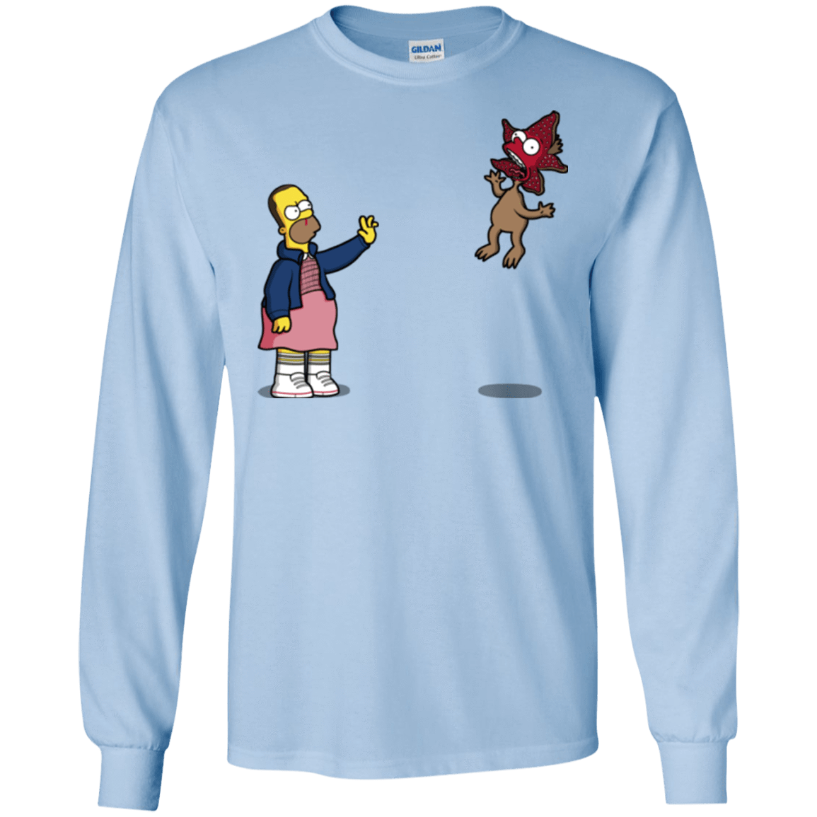 T-Shirts Light Blue / S Strangling Things Men's Long Sleeve T-Shirt