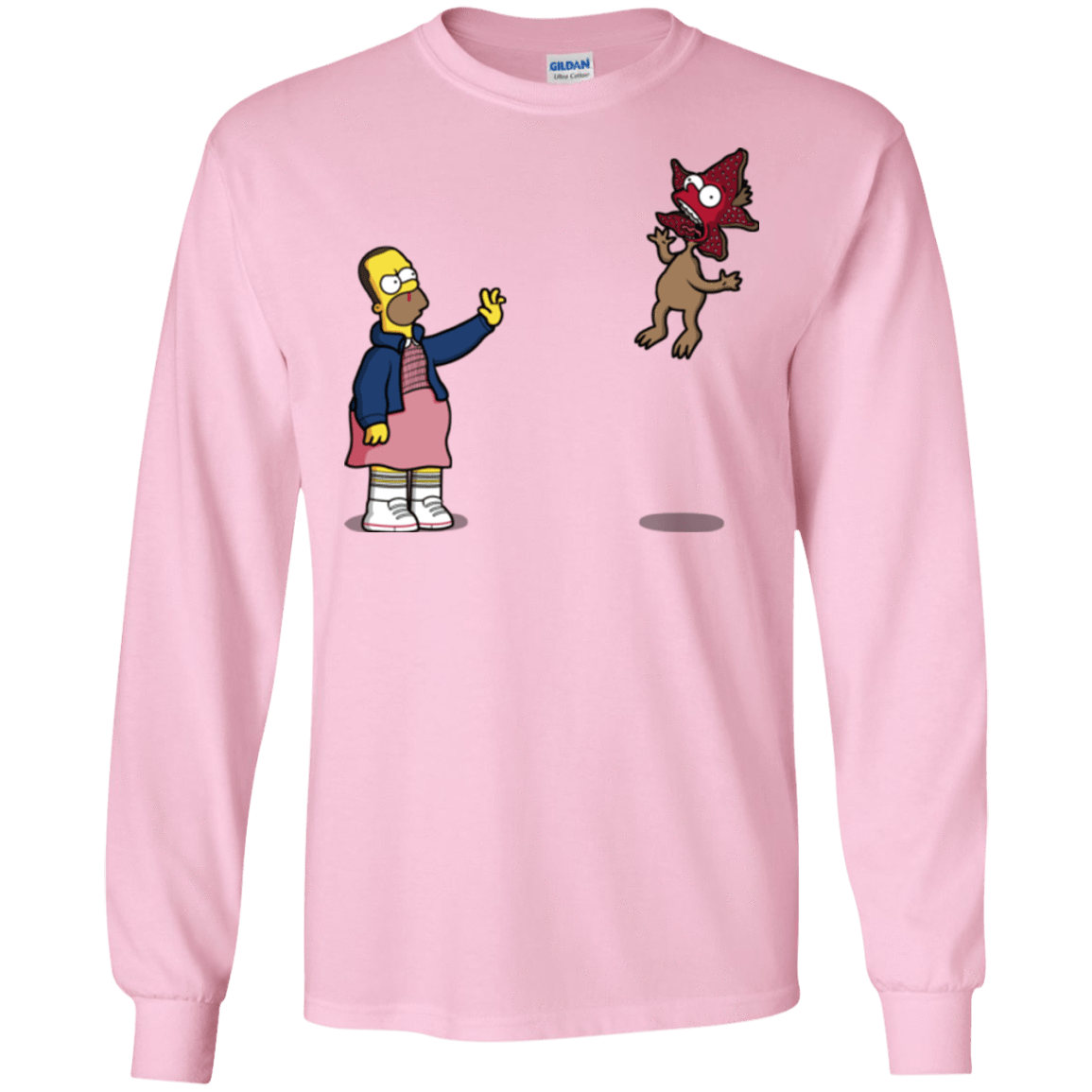 T-Shirts Light Pink / S Strangling Things Men's Long Sleeve T-Shirt