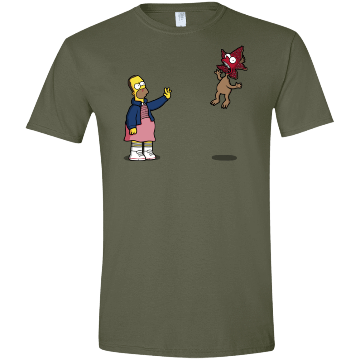 T-Shirts Military Green / S Strangling Things Men's Semi-Fitted Softstyle