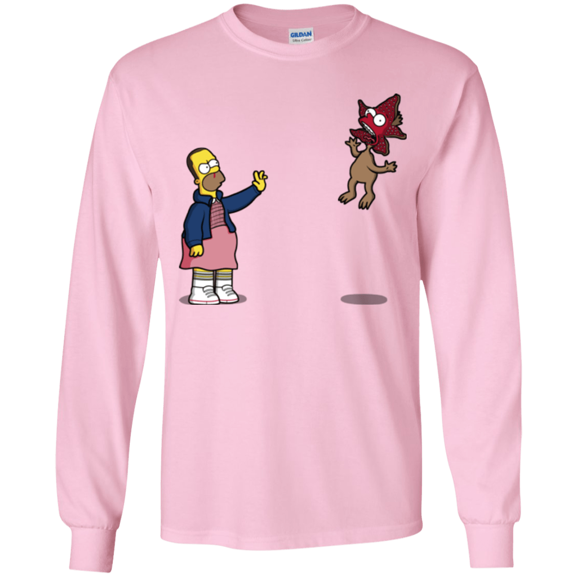 T-Shirts Light Pink / YS Strangling Things Youth Long Sleeve T-Shirt