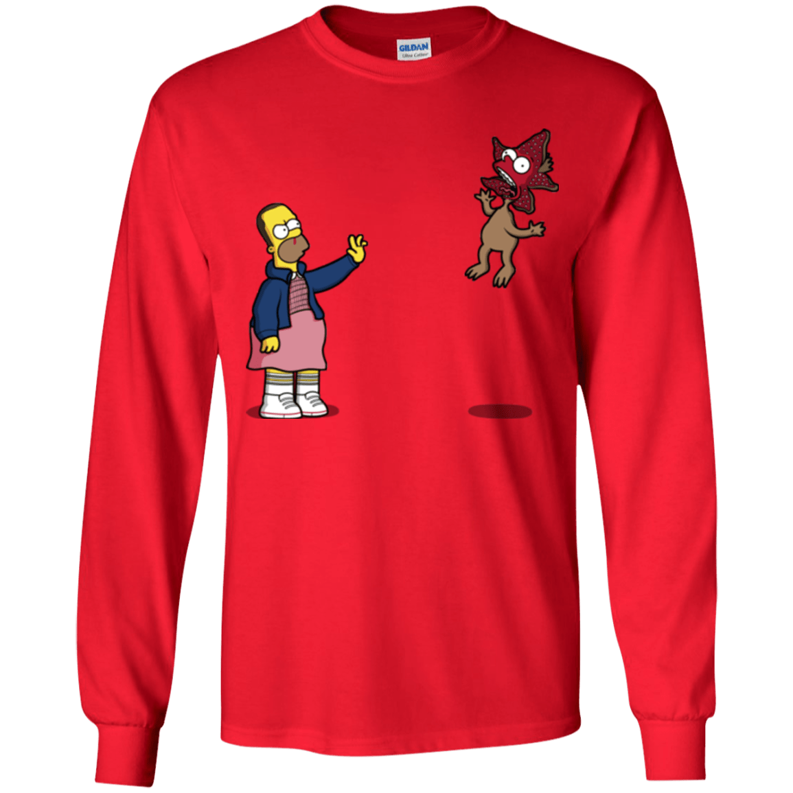 T-Shirts Red / YS Strangling Things Youth Long Sleeve T-Shirt