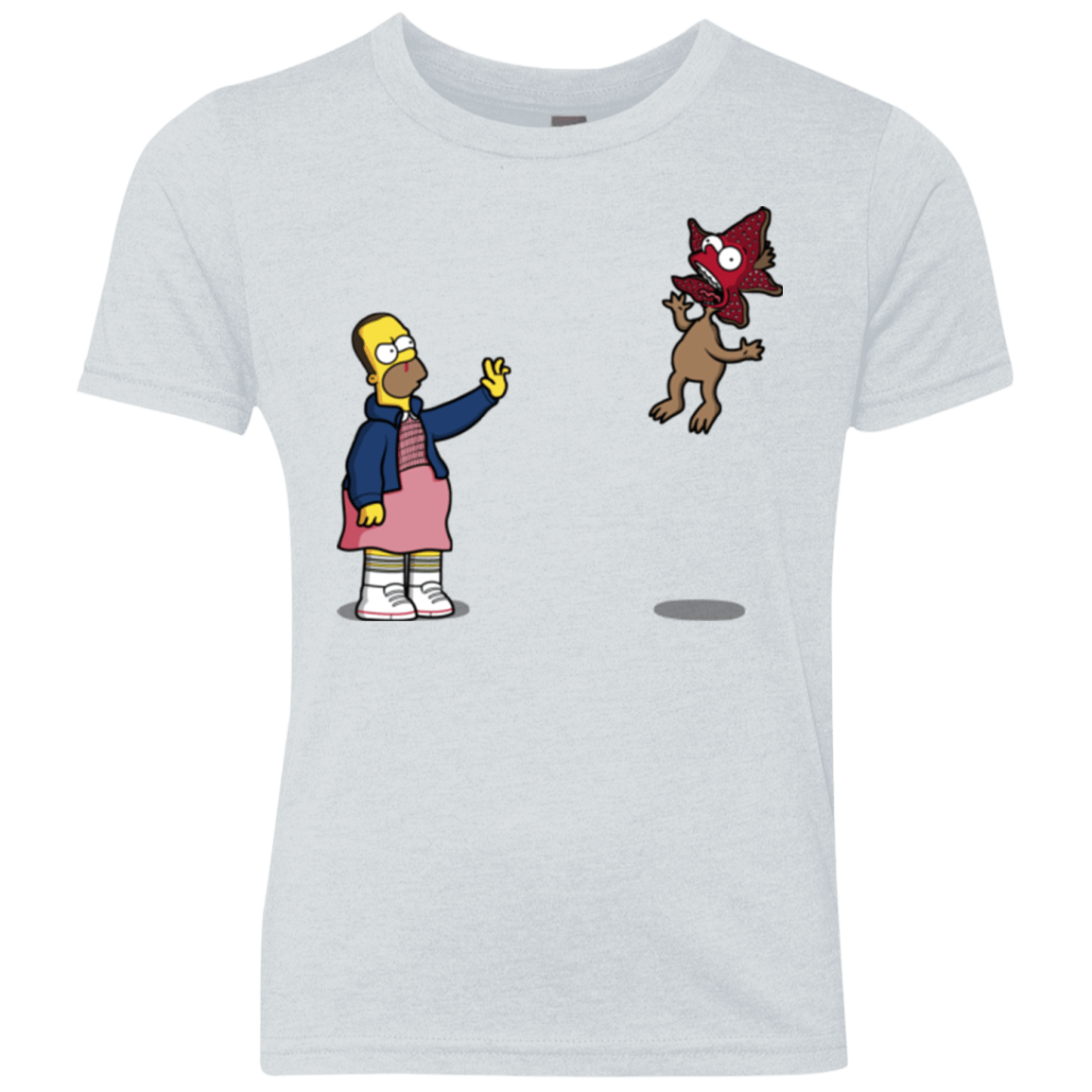 T-Shirts Heather White / YXS Strangling Things Youth Triblend T-Shirt