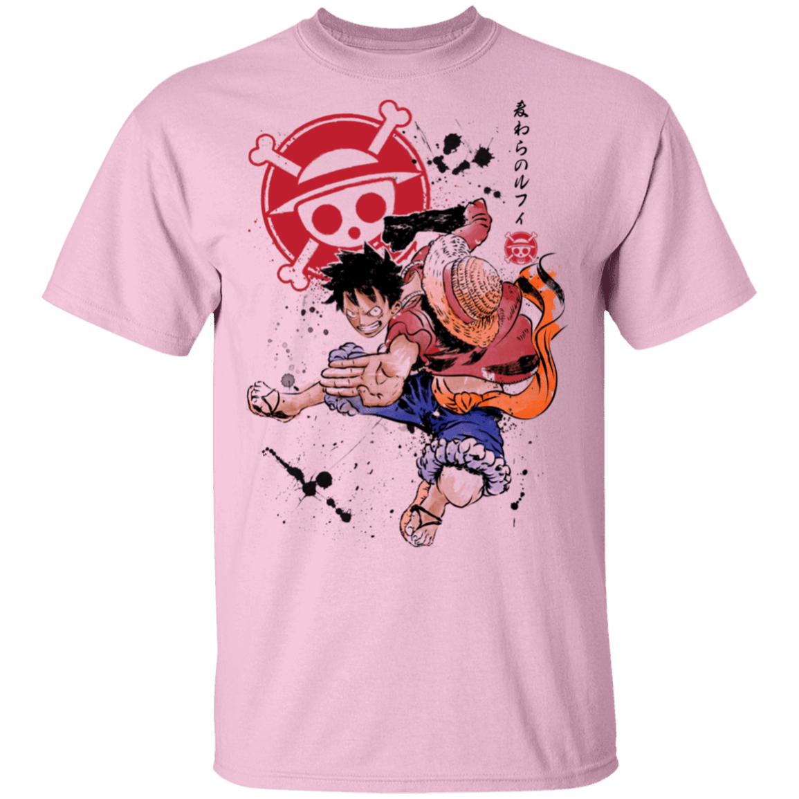 T-Shirts Light Pink / S Straw Hat Captain T-Shirt