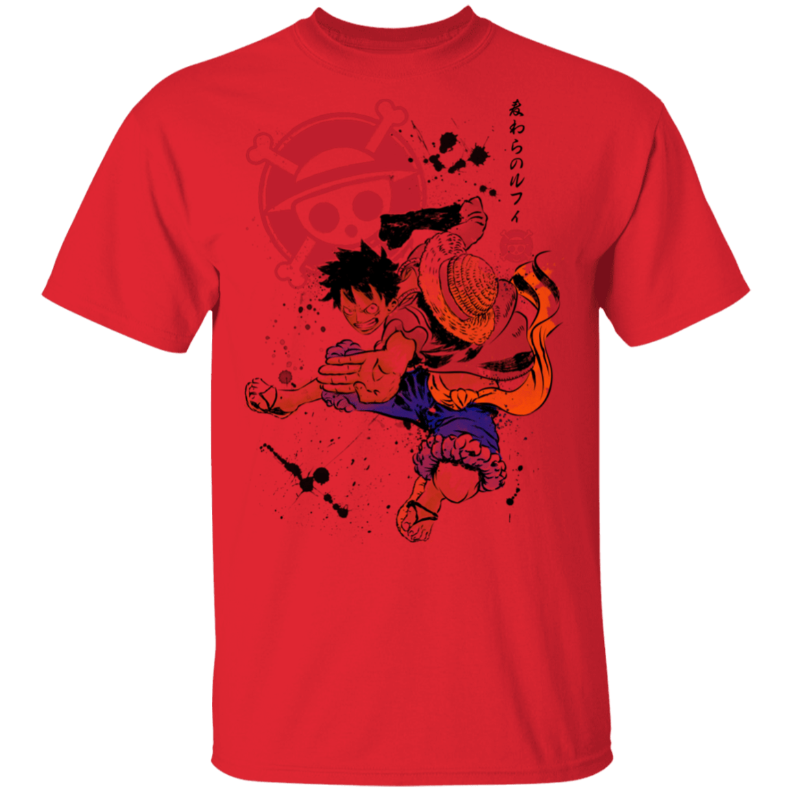 T-Shirts Red / S Straw Hat Captain T-Shirt