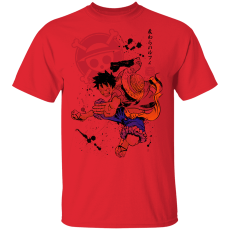 T-Shirts Red / S Straw Hat Captain T-Shirt
