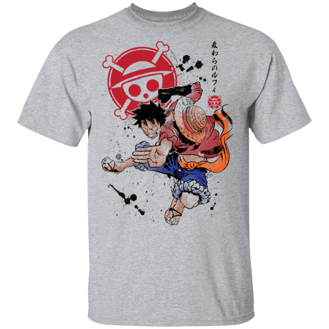 T-Shirts Sport Grey / S Straw Hat Captain T-Shirt