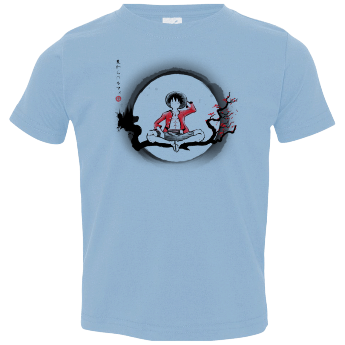 T-Shirts Light Blue / 2T Straw Hat Pirate Toddler Premium T-Shirt