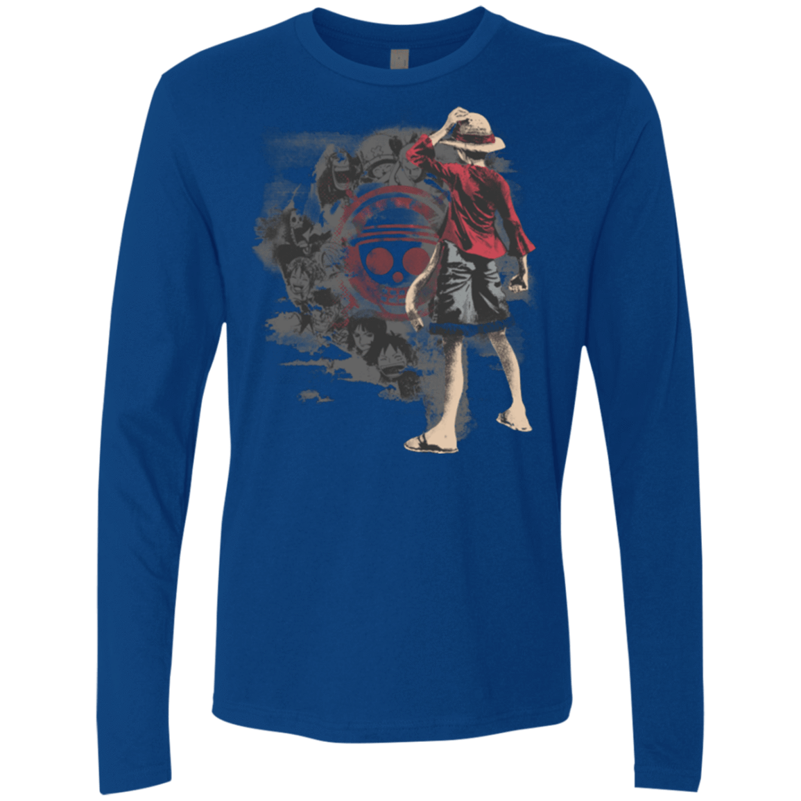 T-Shirts Royal / Small Straw hats Men's Premium Long Sleeve