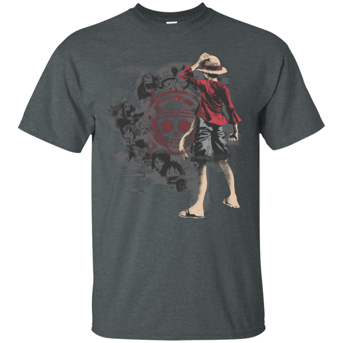 T-Shirts Dark Heather / Small Straw hats T-Shirt