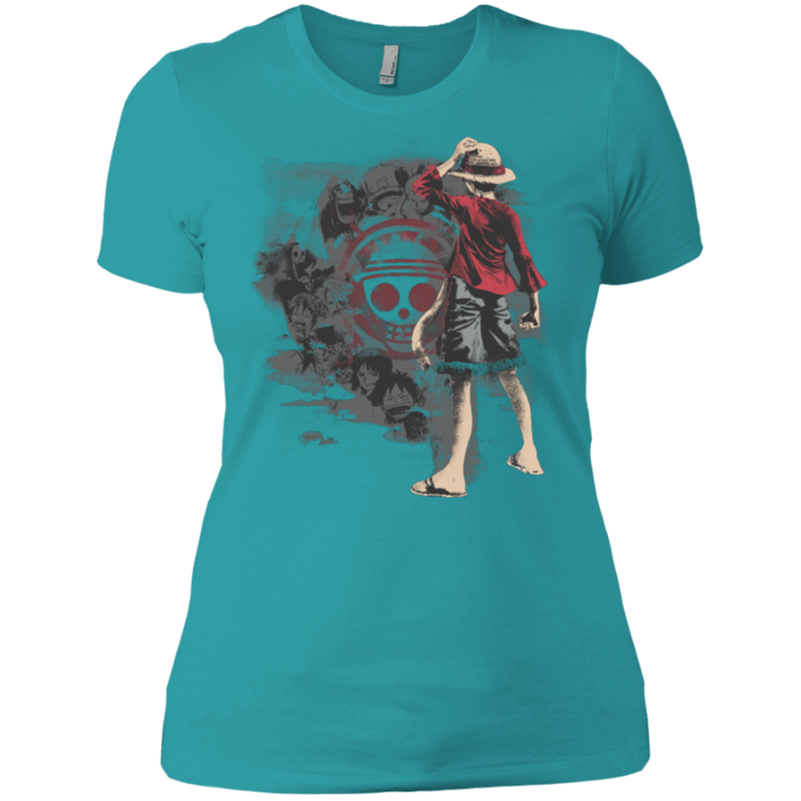 T-Shirts Tahiti Blue / X-Small Straw hats Women's Premium T-Shirt