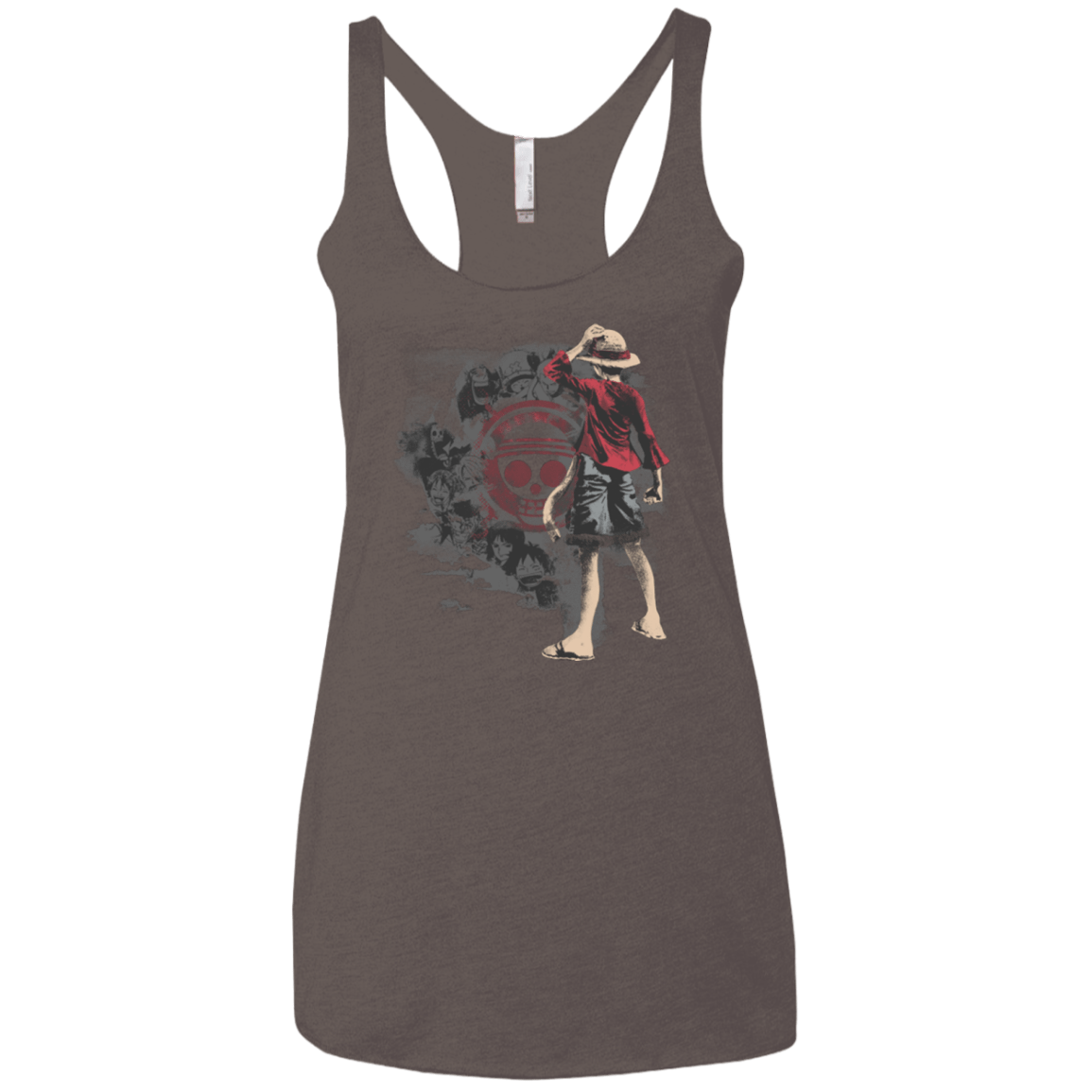 T-Shirts Macchiato / X-Small Straw hats Women's Triblend Racerback Tank