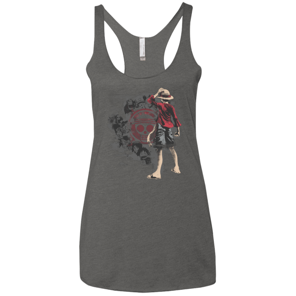 Straw hats Women's Triblend Racerback Tank