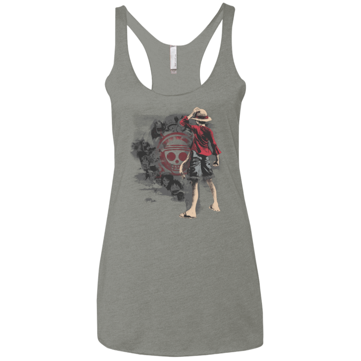 T-Shirts Venetian Grey / X-Small Straw hats Women's Triblend Racerback Tank