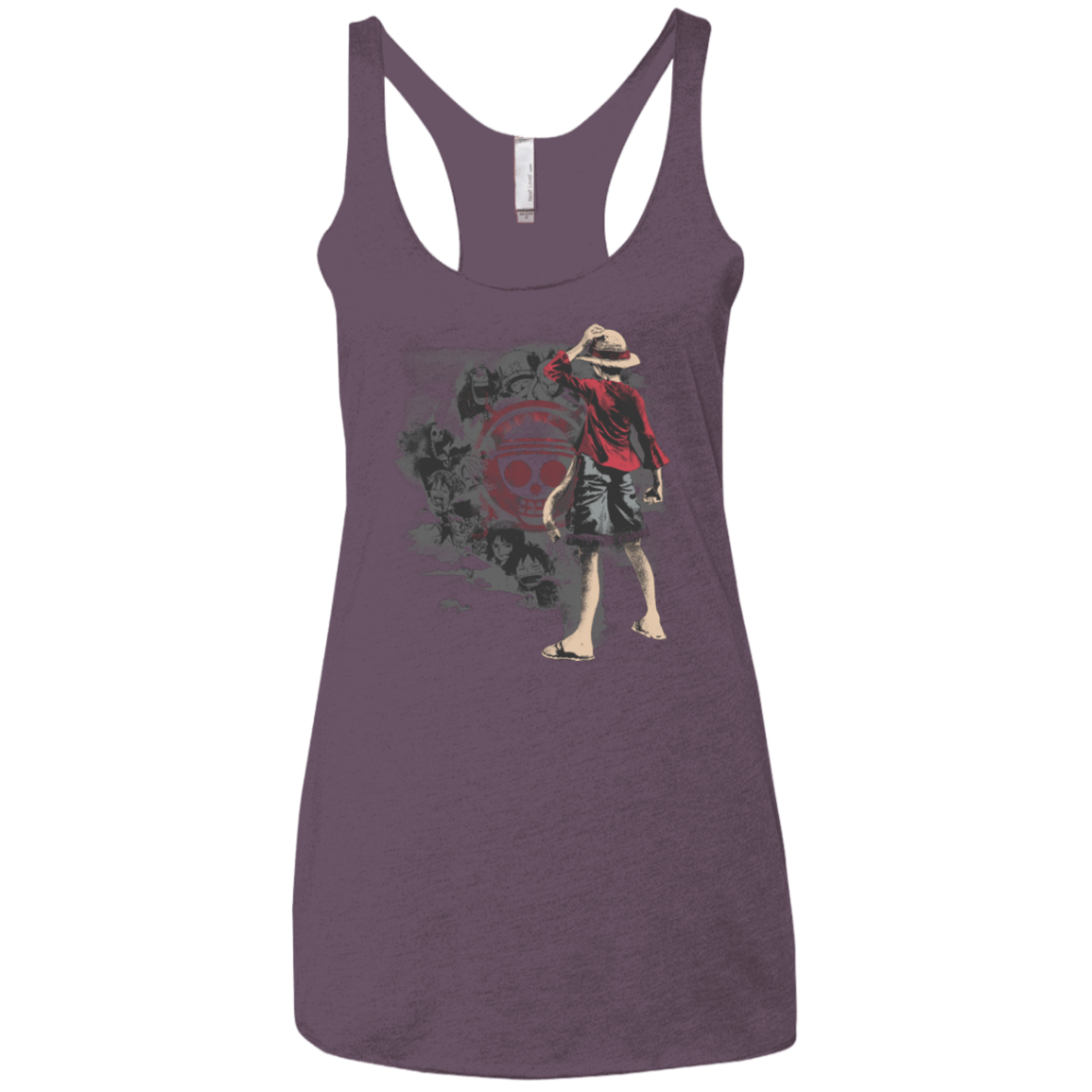 Straw hats Women's Triblend Racerback Tank