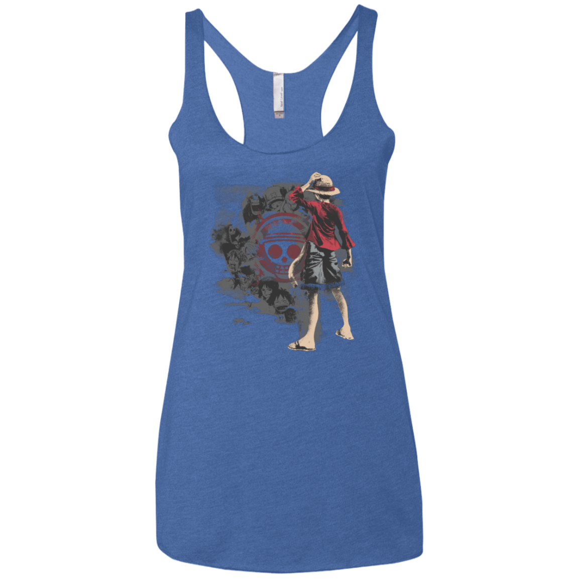 T-Shirts Vintage Royal / X-Small Straw hats Women's Triblend Racerback Tank