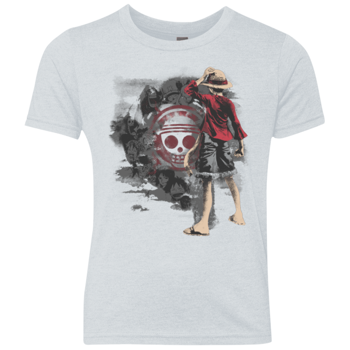 T-Shirts Heather White / YXS Straw hats Youth Triblend T-Shirt