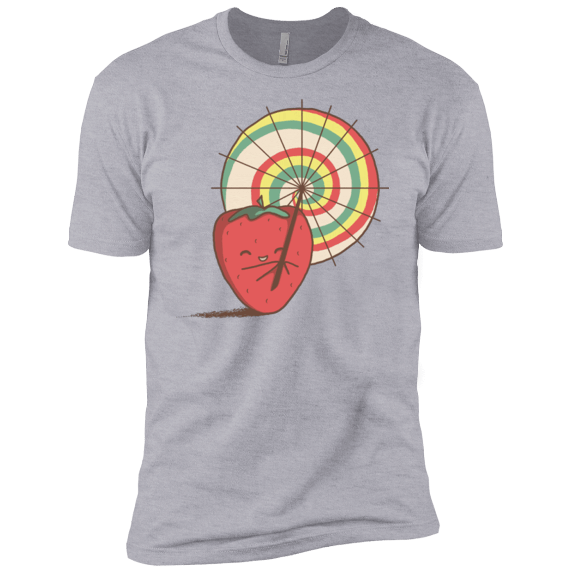 T-Shirts Heather Grey / YXS Strawberry Frye Boys Premium T-Shirt