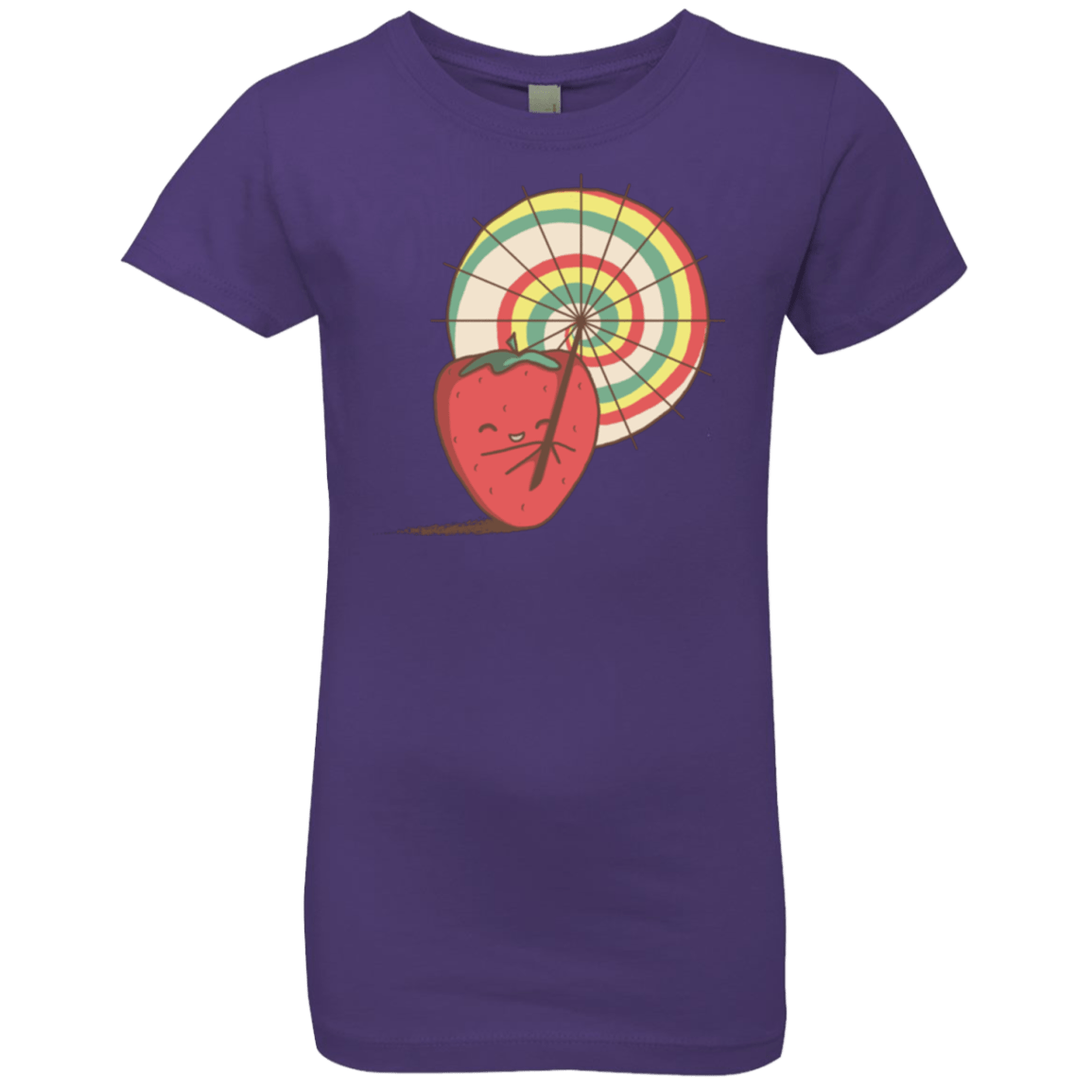 T-Shirts Purple Rush / YXS Strawberry Frye Girls Premium T-Shirt