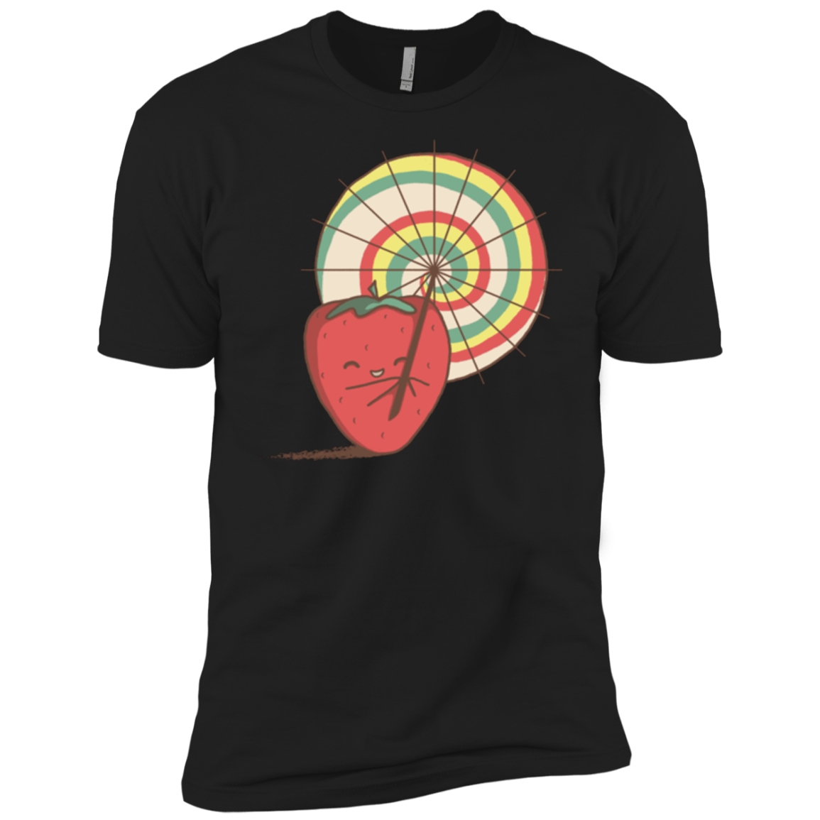 T-Shirts Black / X-Small Strawberry Frye Men's Premium T-Shirt