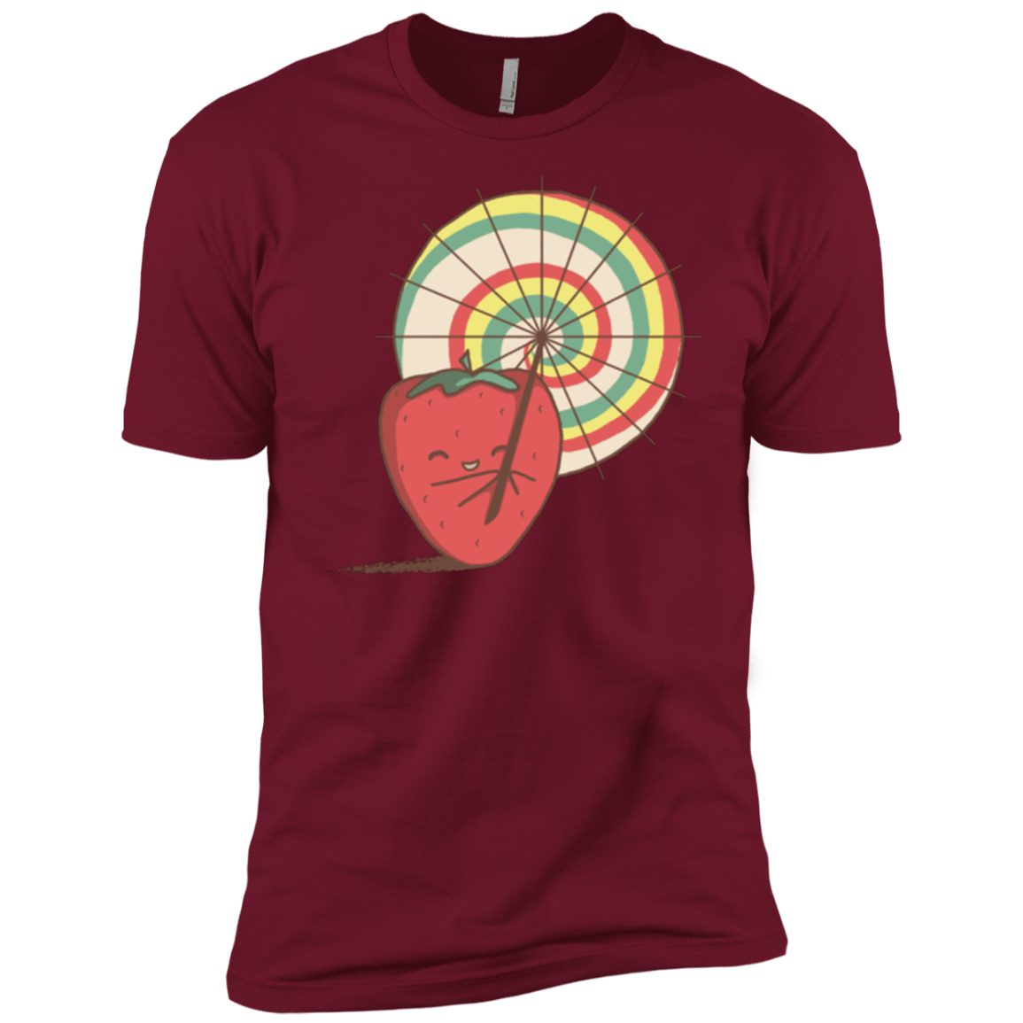 T-Shirts Cardinal / X-Small Strawberry Frye Men's Premium T-Shirt