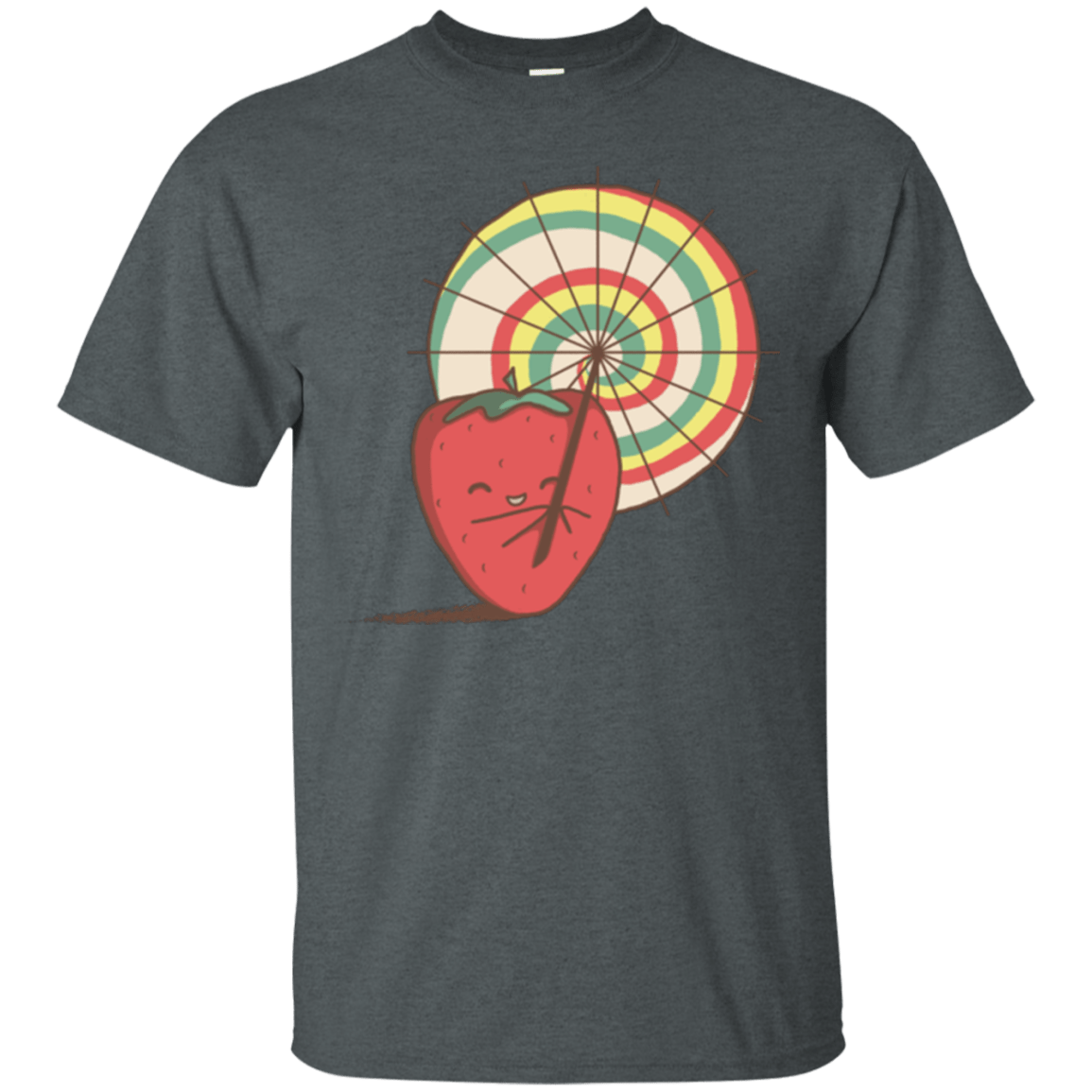 T-Shirts Dark Heather / Small Strawberry Frye T-Shirt