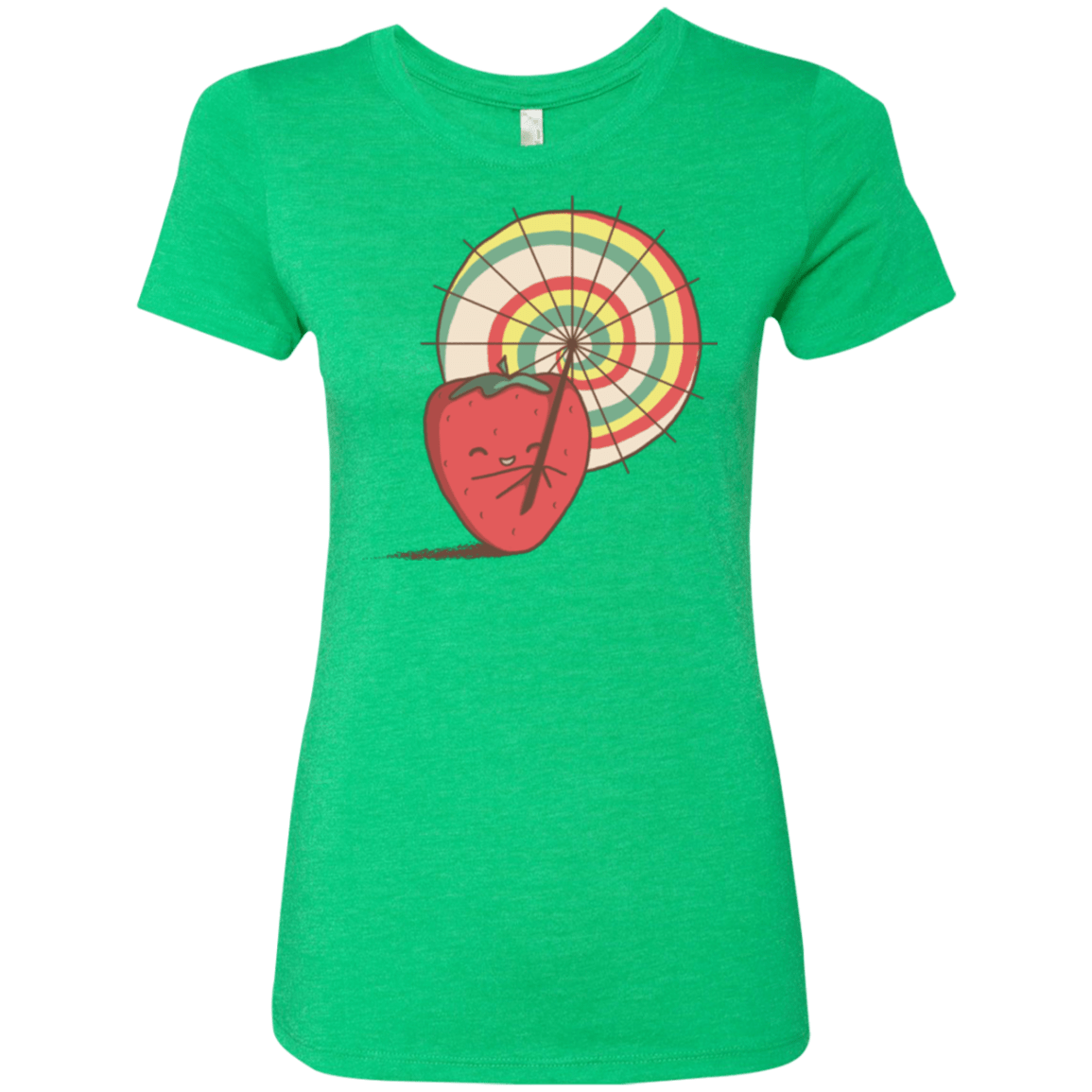 T-Shirts Envy / Small Strawberry Frye Women's Triblend T-Shirt