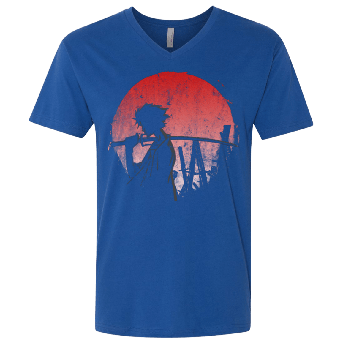 T-Shirts Royal / X-Small Stray dog mugan Men's Premium V-Neck