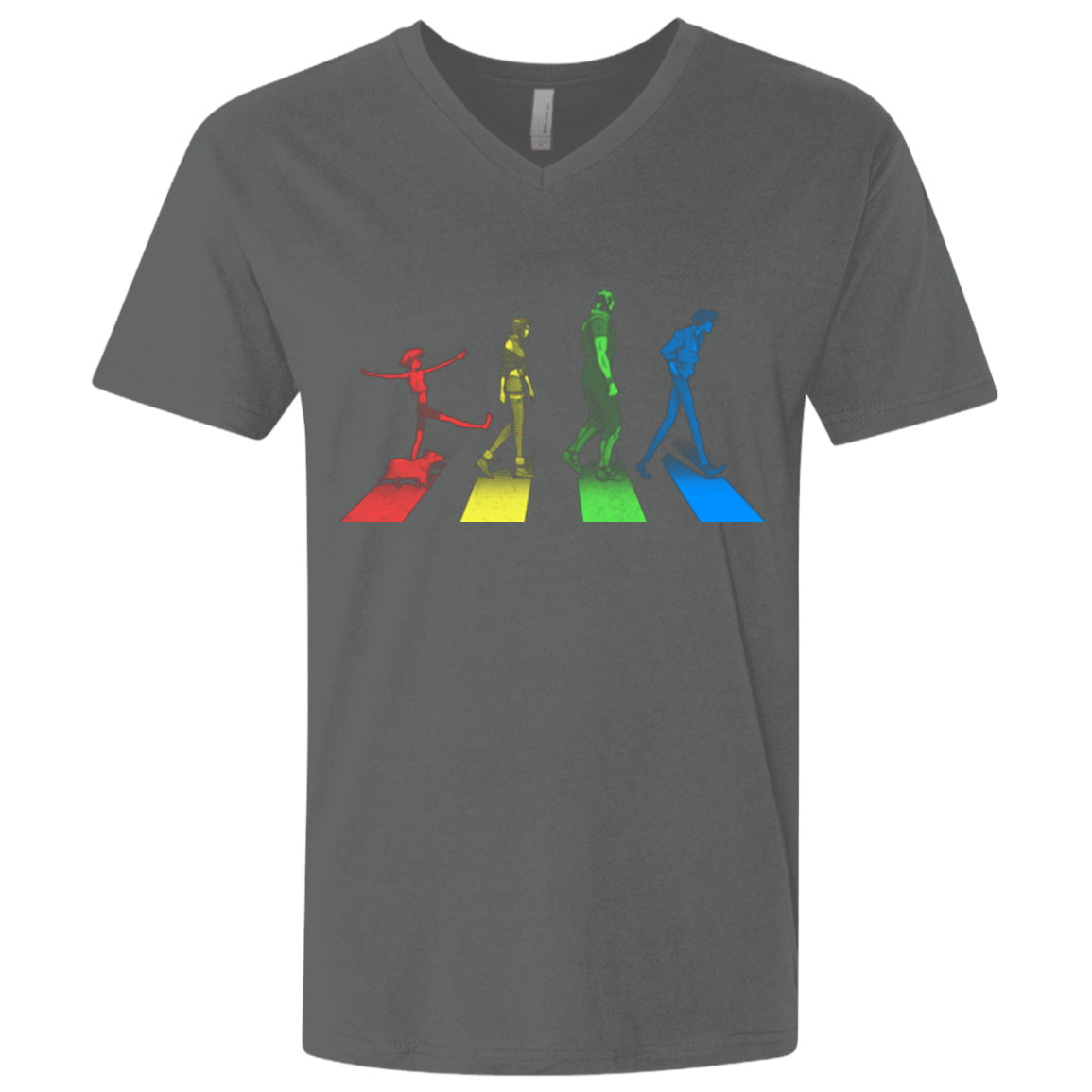 T-Shirts Heavy Metal / X-Small Stray Dog Strut Men's Premium V-Neck