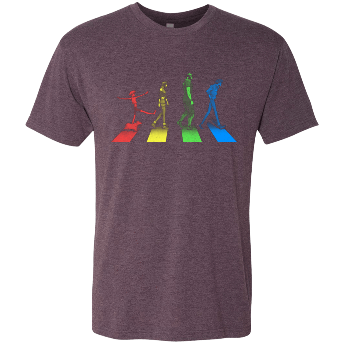 T-Shirts Vintage Purple / Small Stray Dog Strut Men's Triblend T-Shirt