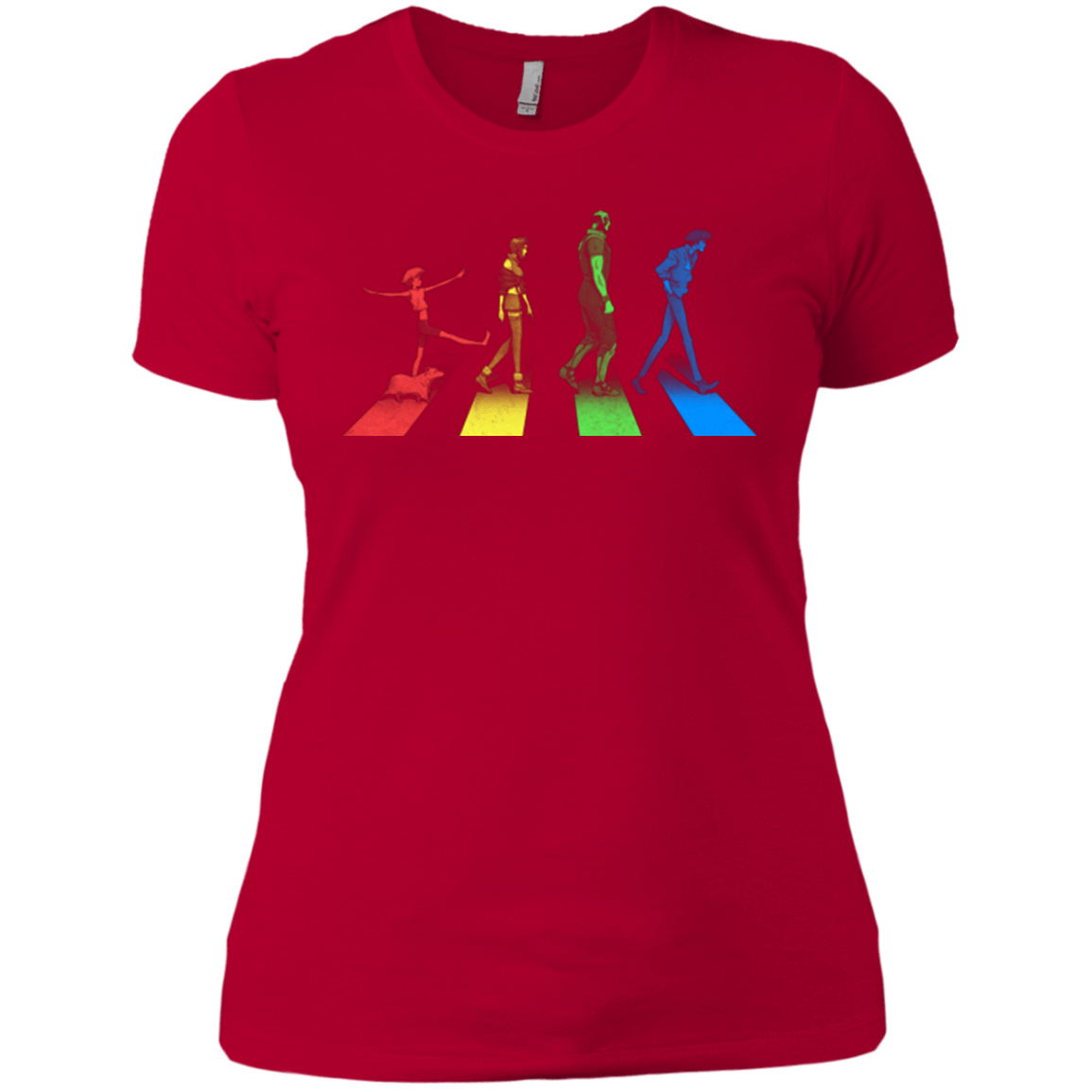 T-Shirts Red / X-Small Stray Dog Strut Women's Premium T-Shirt