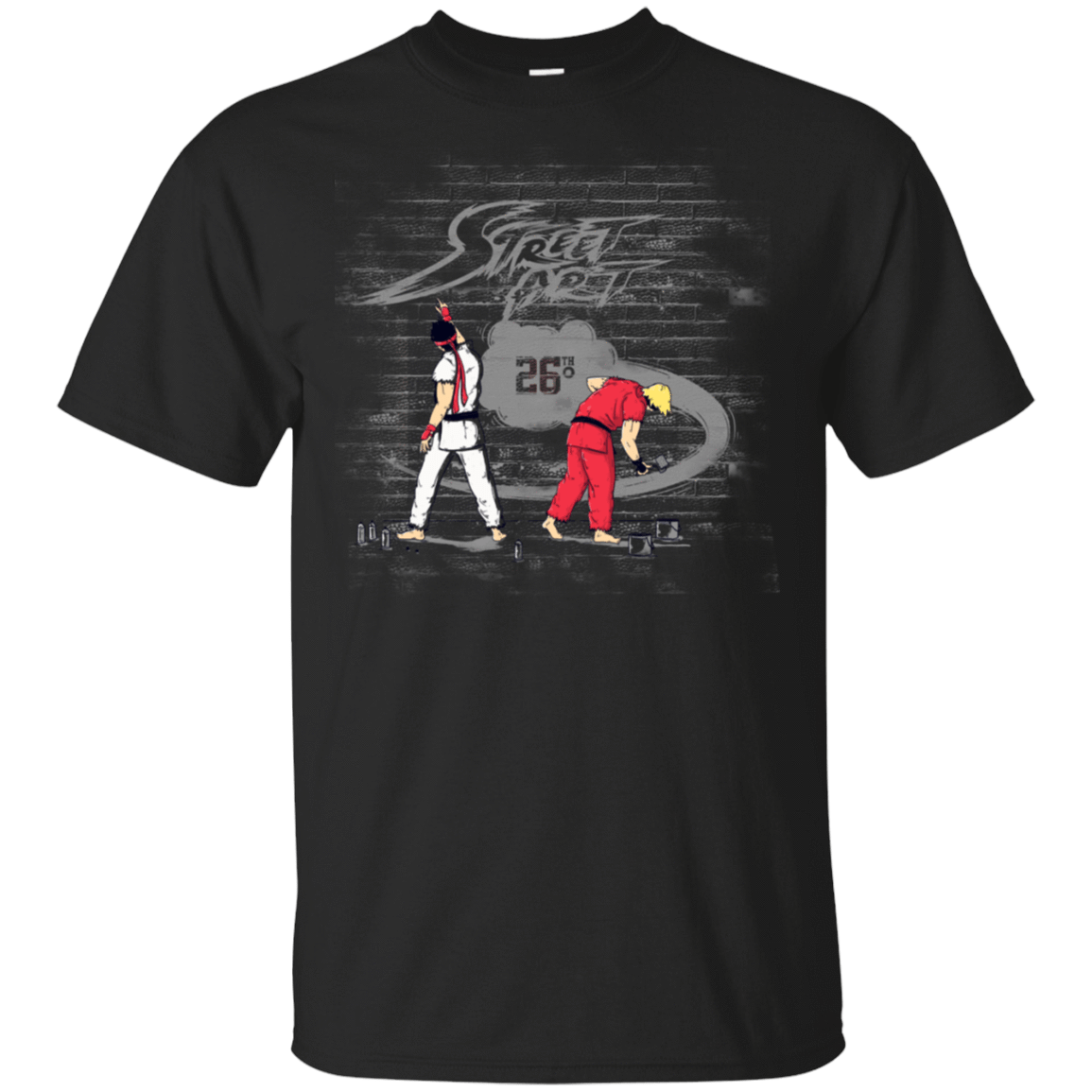 T-Shirts Black / S Street Art T-Shirt