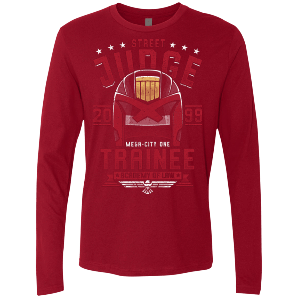 T-Shirts Cardinal / Small Street Judge Men's Premium Long Sleeve
