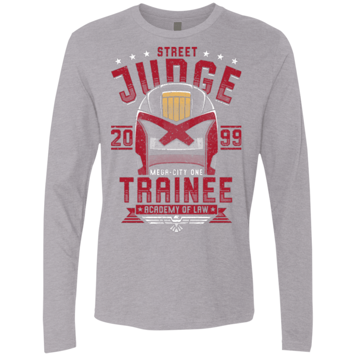 T-Shirts Heather Grey / Small Street Judge Men's Premium Long Sleeve