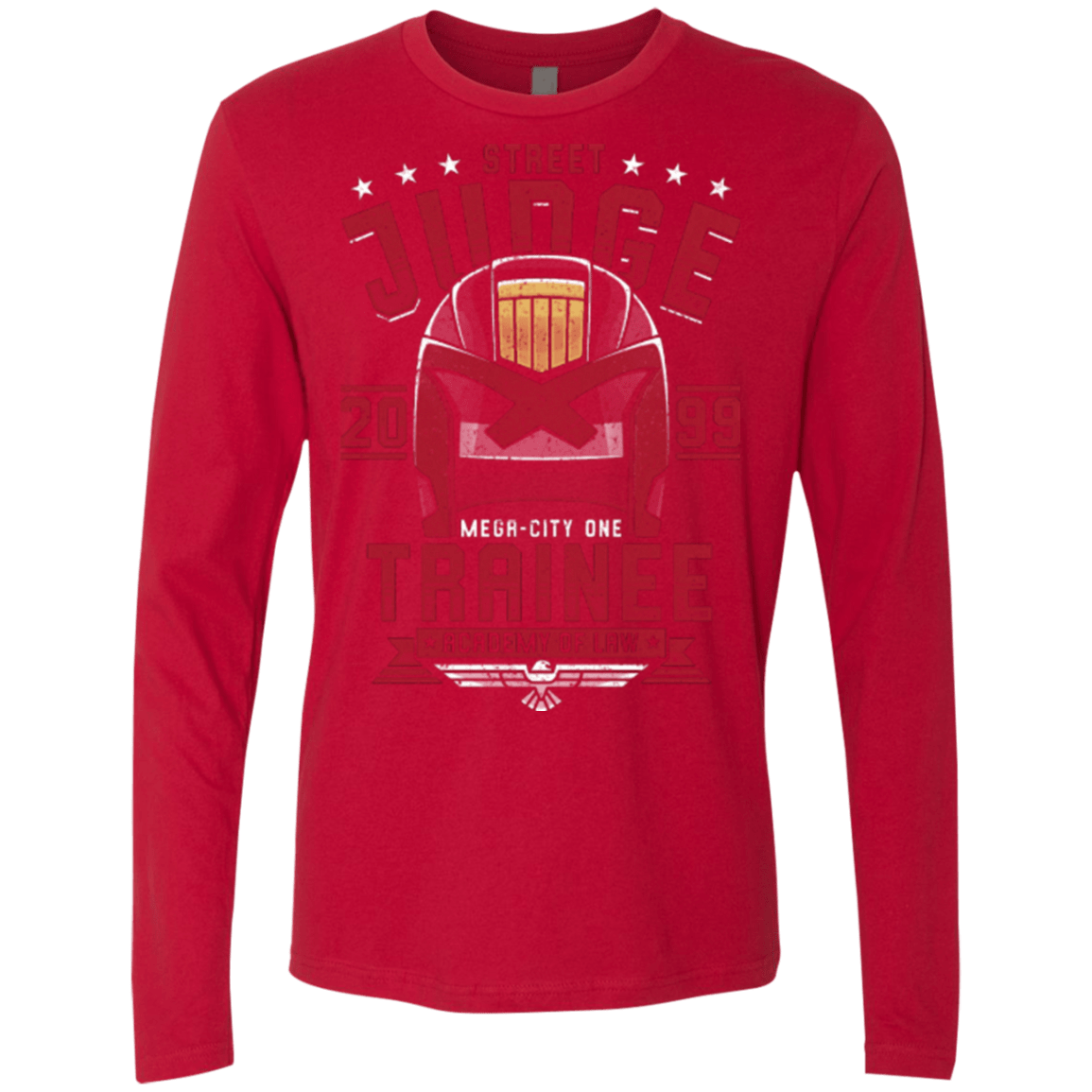 T-Shirts Red / Small Street Judge Men's Premium Long Sleeve