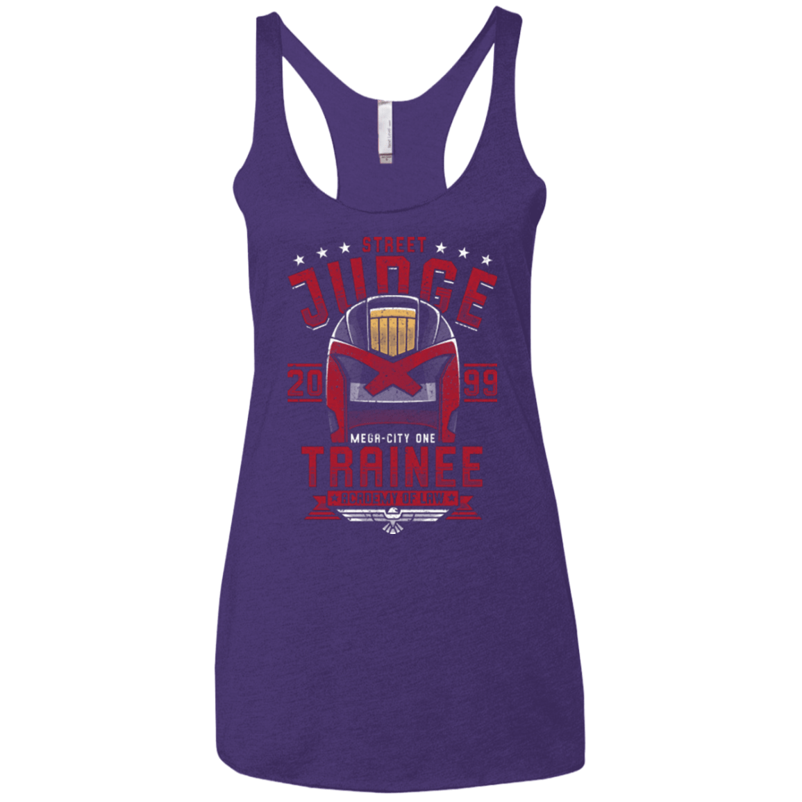 T-Shirts Purple / X-Small Street Judge Women's Triblend Racerback Tank