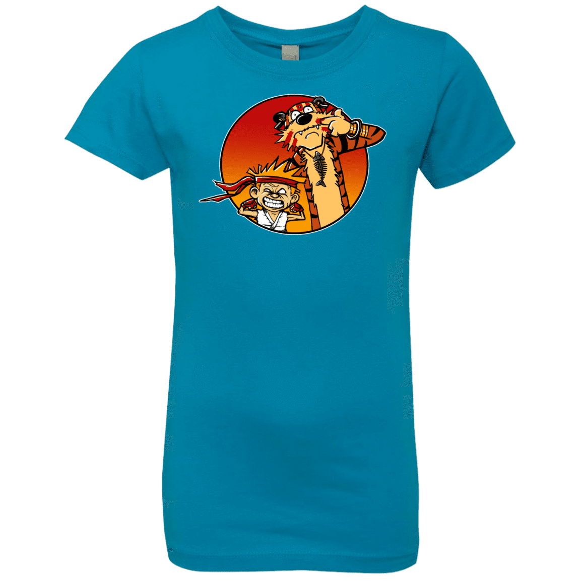 T-Shirts Turquoise / YXS Street Pals Girls Premium T-Shirt