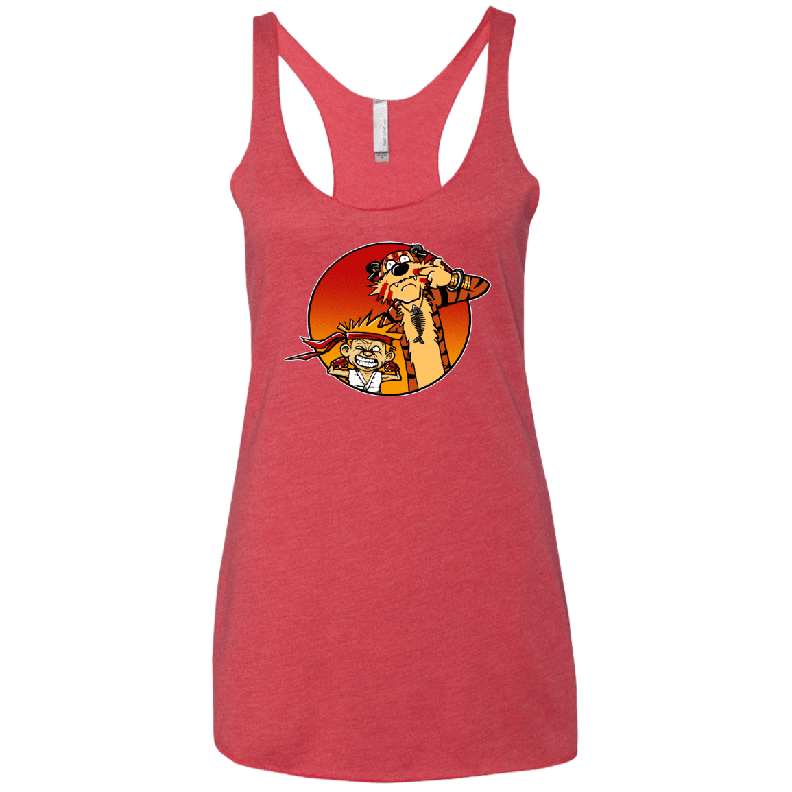 T-Shirts Vintage Red / X-Small Street Pals Women's Triblend Racerback Tank