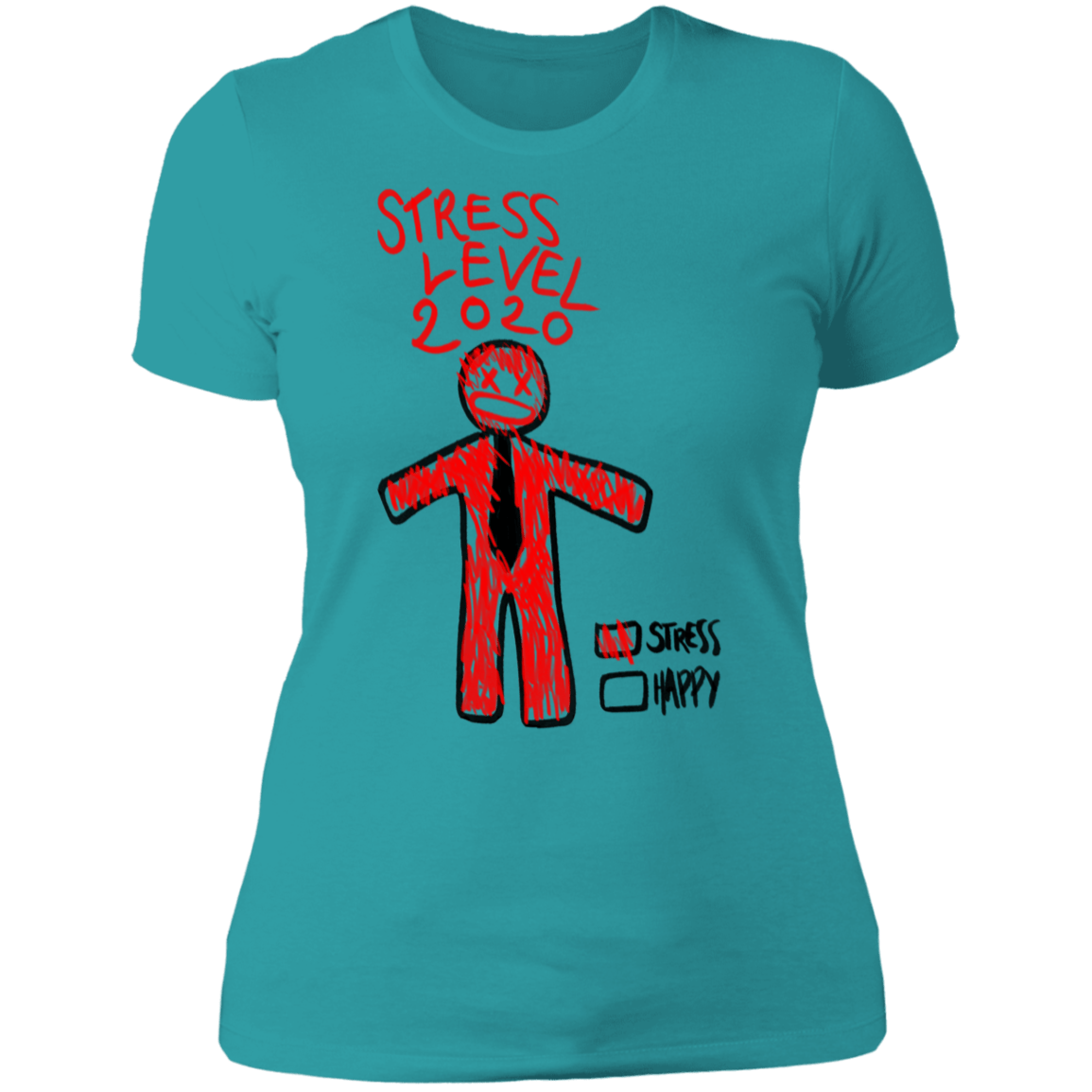 T-Shirts Tahiti Blue / S Stress Level Women's Premium T-Shirt