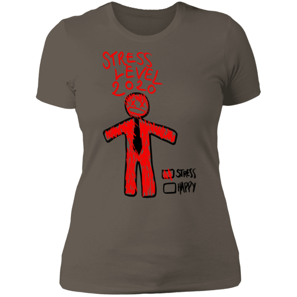 T-Shirts Warm Grey / S Stress Level Women's Premium T-Shirt